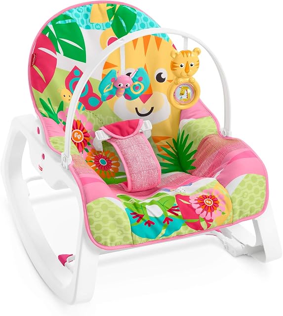 Fisher-Price Infant-to-Toddler Rocker - Baby Seat and Rocking Chair - Machine-Washable Seat Pad_GYC83