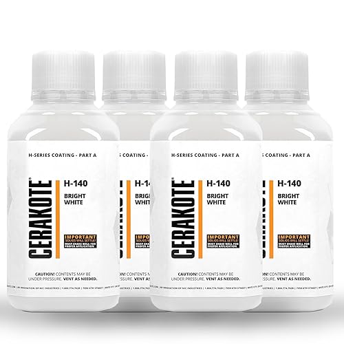 CERAKOTE Horno Cure Serie H Blanco Brillante 128 oz H-140G - Nuestra tecnología cerámica combina rendimiento con color en todos los metales,