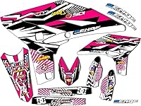 Vista 4 de 2007-2014 WR 250 F Mayhem Pink Senge Graphics Kit Completo Compatible con Yamaha
