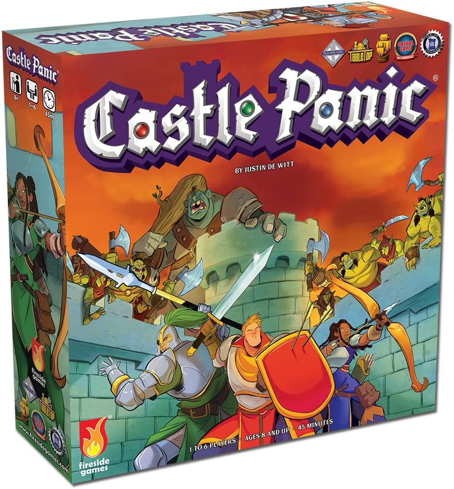 Fireside Games Castle Panic 2nd Ed. Board Game for 1 to 6 Players, Ages 8 and Up