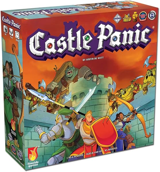 Fireside Games Castle Panic 2nd Edition Fantasy Board Game