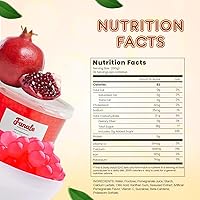 Vista 128 de Fanale Perlas de Boba Reventadoras de Fresa y Mango, Veganas, Sin OMG, Sin Gluten, Sin Grasa, Perfectas para Té de Burbujas, Batidos, Helados