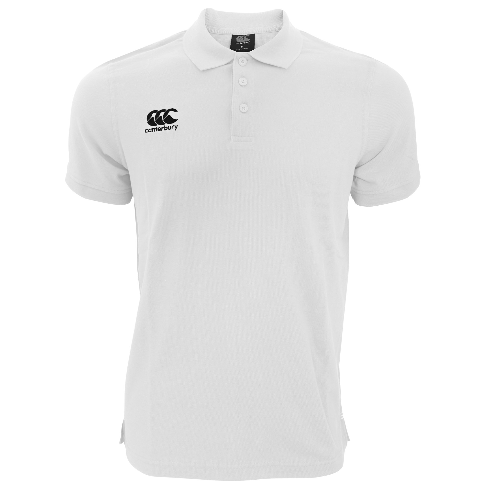 Canterbury Waimak Short Sleeve Pique Polo Shirt - White - XL