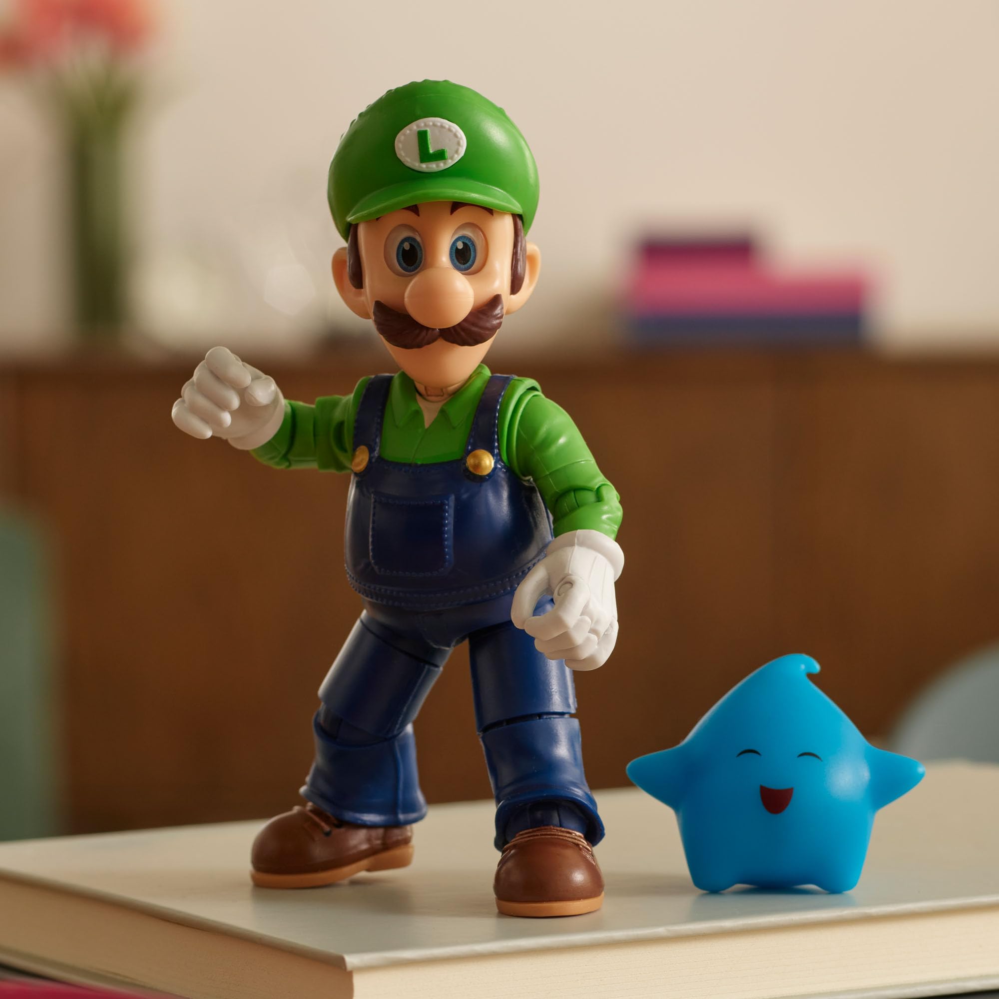 Super Mario Galaxy Movie Luigi figurka akcji 12,7 cm