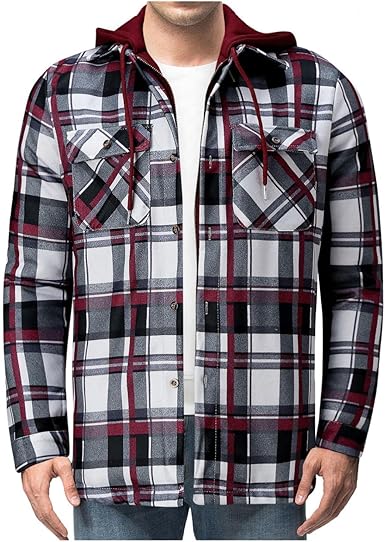 flannel jacket with quilted lining