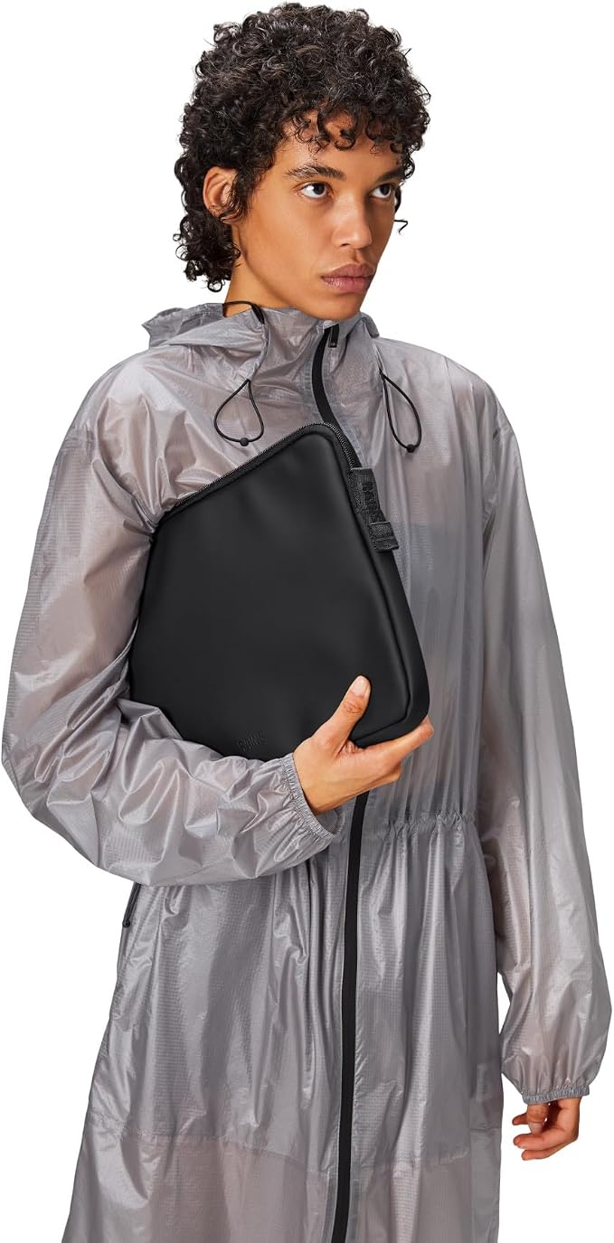 Maletín para portátil RAINS Trail Rolltop, impermeable, verde, compatible 13-14 pulgadas miniatura 3