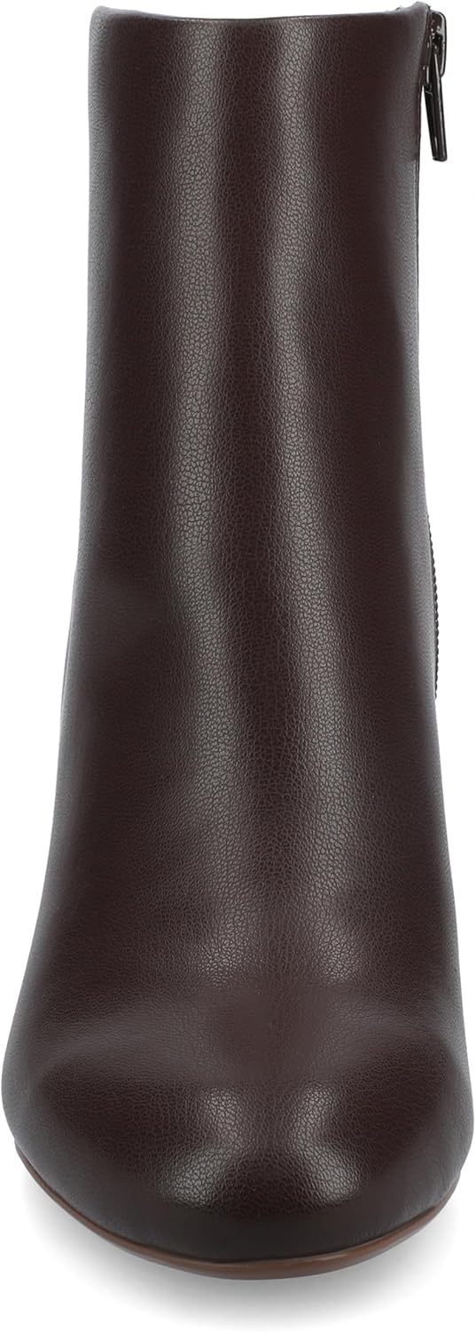 Journee Collection Women's Kit Zippered Dress Booties