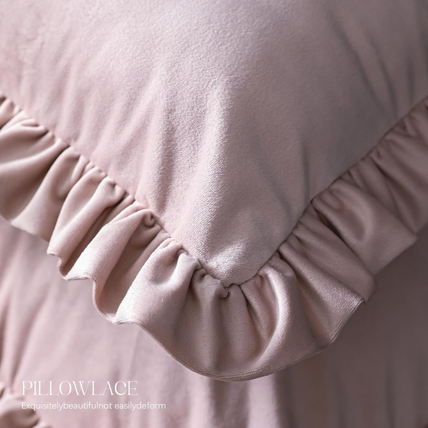 bilin gaier Vintage Pink Velvet Throw Pillow Covers 18x18,Set of 2,Spring Home Decor Pillow Covers with Zipper for Indoor & Outdoor Use,Square Decorative Pillow Cases for Couch,Bed,Living Room
