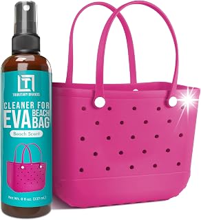 EVA Beach Bag Cleaner – 8 oz Spray - Beach Scent - No-Rinse Formula for Bogg Bag Accessories & EVA Foam Totes