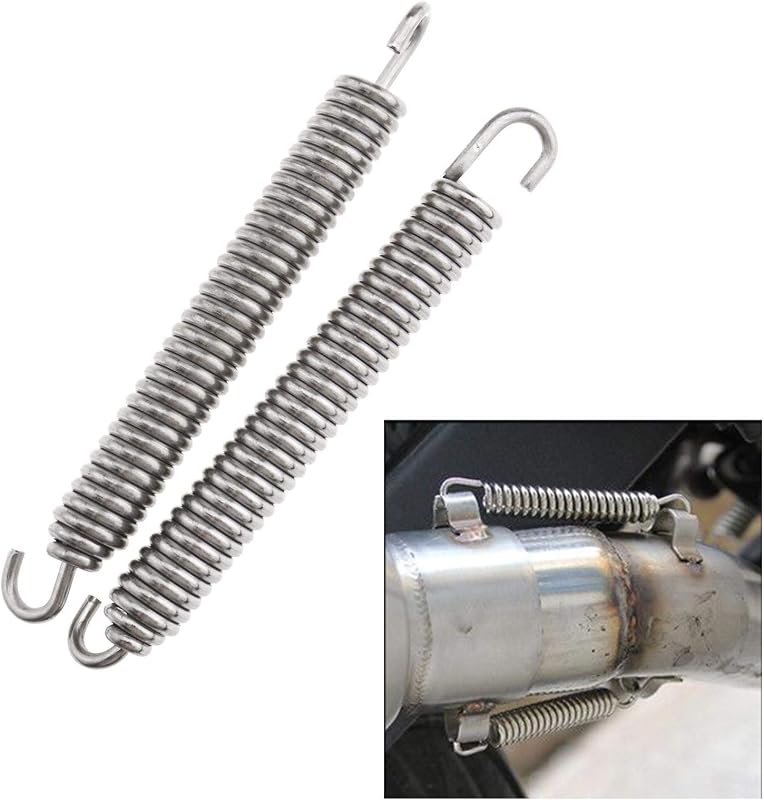 YINETTECH Rozsdamentes Acél Motorkerékpár Kipufogórugó 4 db 70 mm - Tágulási Kamra és Hangtompító Csatlakozáshoz
AI: I've created a Hungari