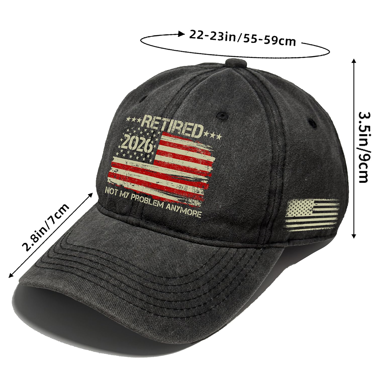 Retirement Gifts for Men Women,Retired Hat,Retirement 2026 Decorations,Adjustable Cap-Gift for Dad, Mom,Husband,Wife