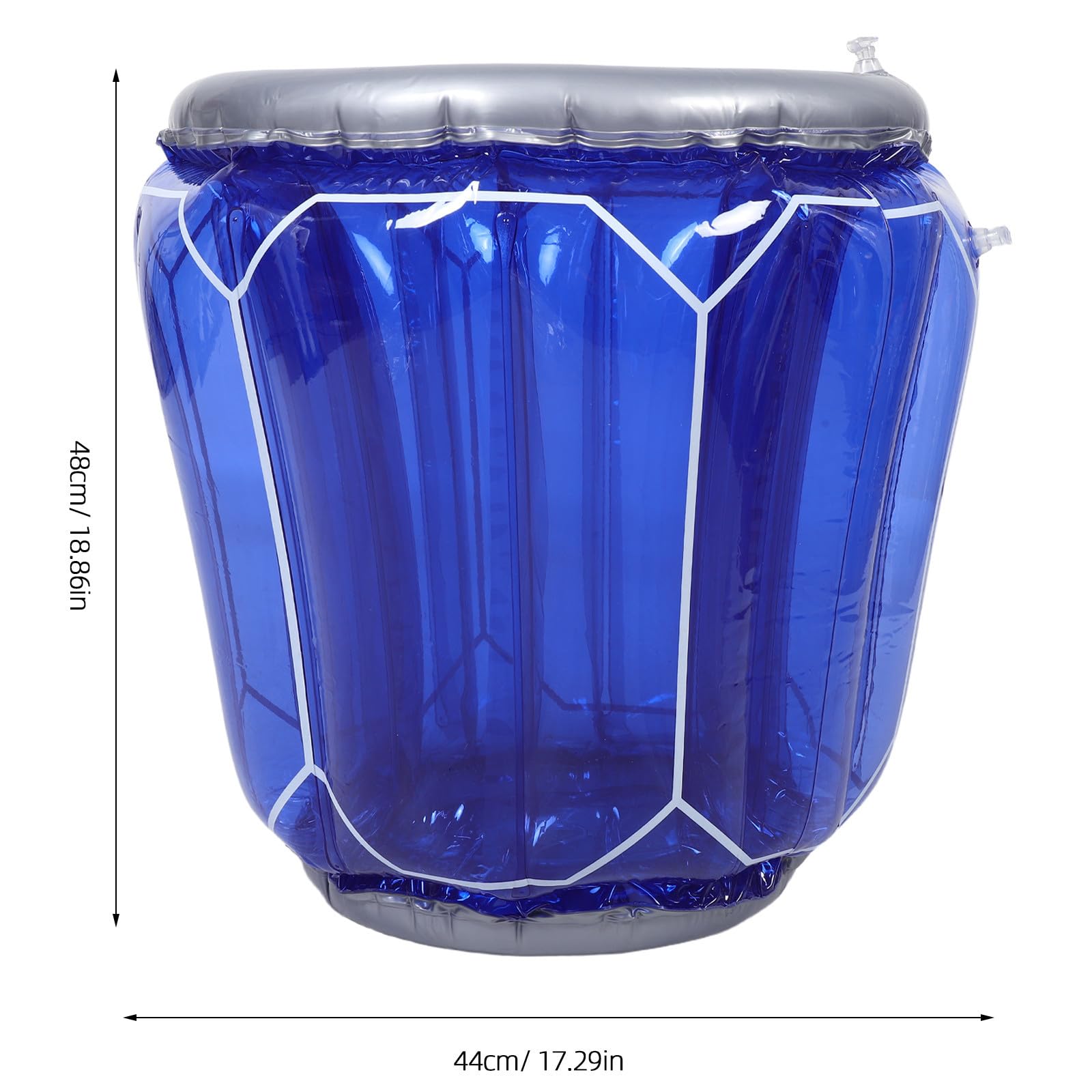 SOLUSTRE Bañera Inflable Flotante para Hielo de PVC Grueso, Gran Capacidad
