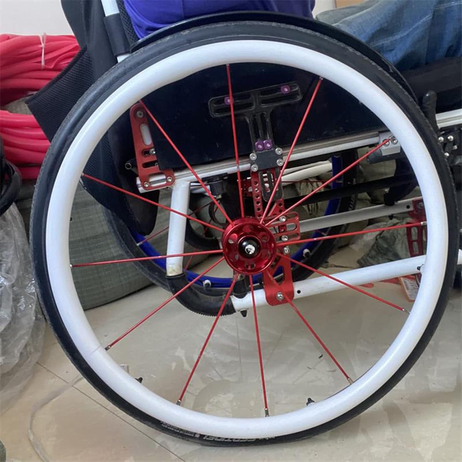 24inch/22inch Rear Wheel Sports Wheelchair Cover, NonSlip