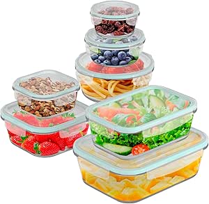 High-5 Pièces Transparent Boîte Alimentaire Hermétique De Rangement Conservation à Céréales