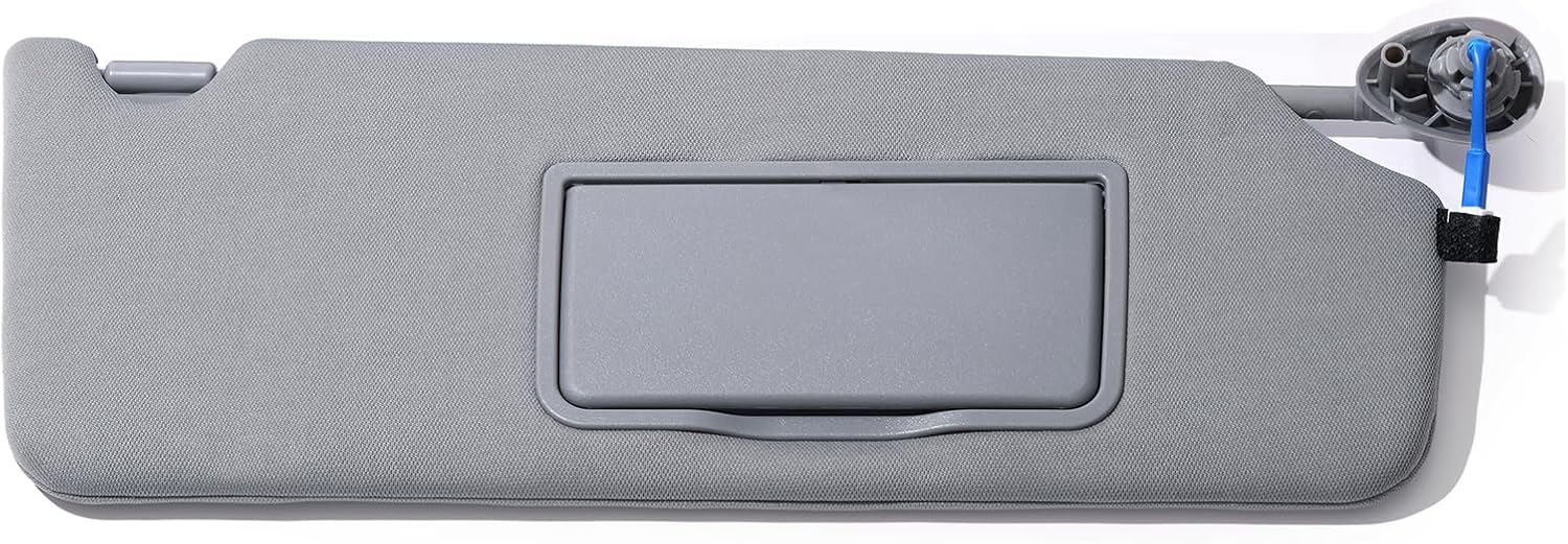 Right Passenger Side Sun Visor Compatible with Honda Pilot 2017-2021, Ridgeline 2018-2020, Replace Sun Shade PN. 83230-TG7-A12ZB, Passenger Right Side SunVisor Gray Gray(passenger right)