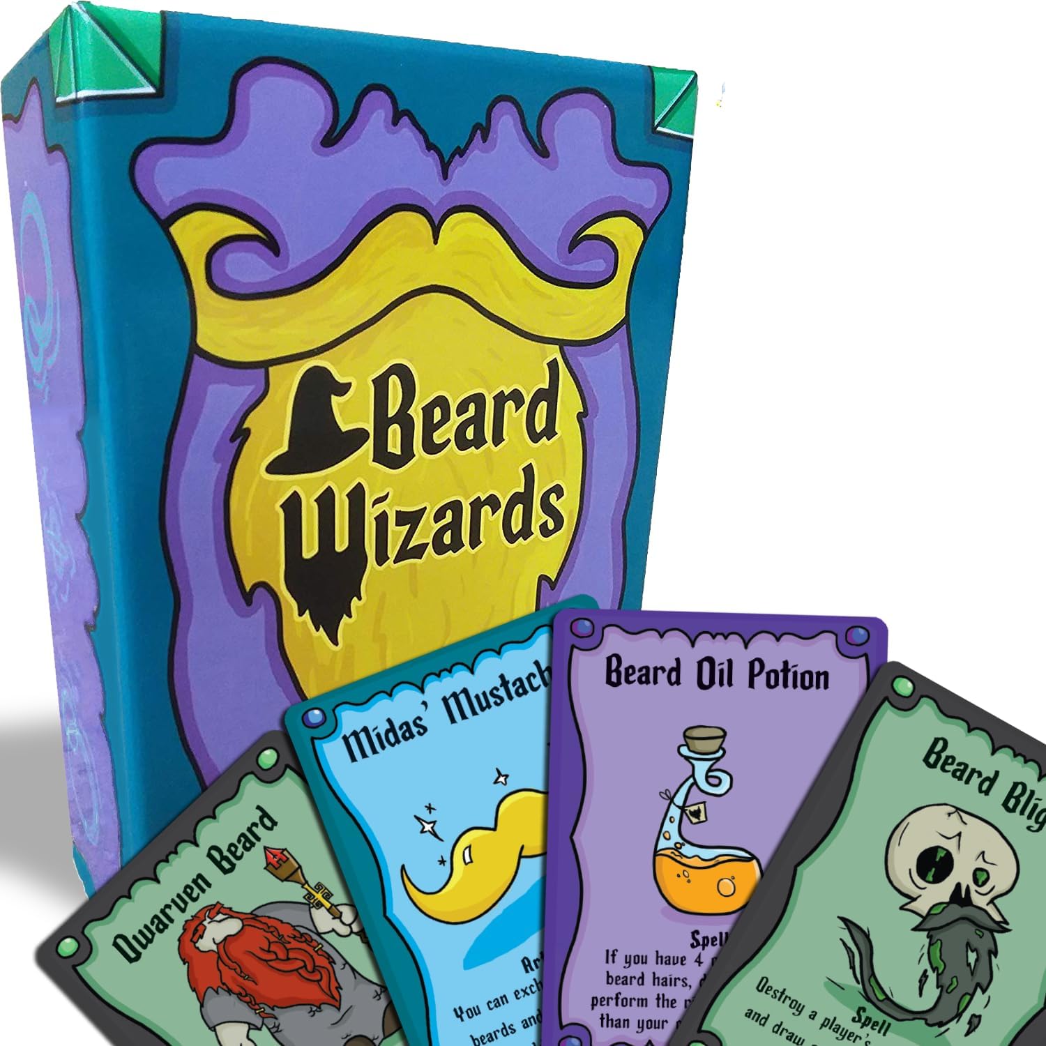 - Beard Wizards Card Game for 2-5 Players by The Dusty Top Hat