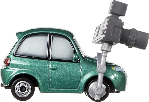Miniatura 2 de Disney Cars Dash Boardman, miniatura, juguete coleccionable de automóvil basado en películas de autos, para niños de 3 años en adelante, multicolor
