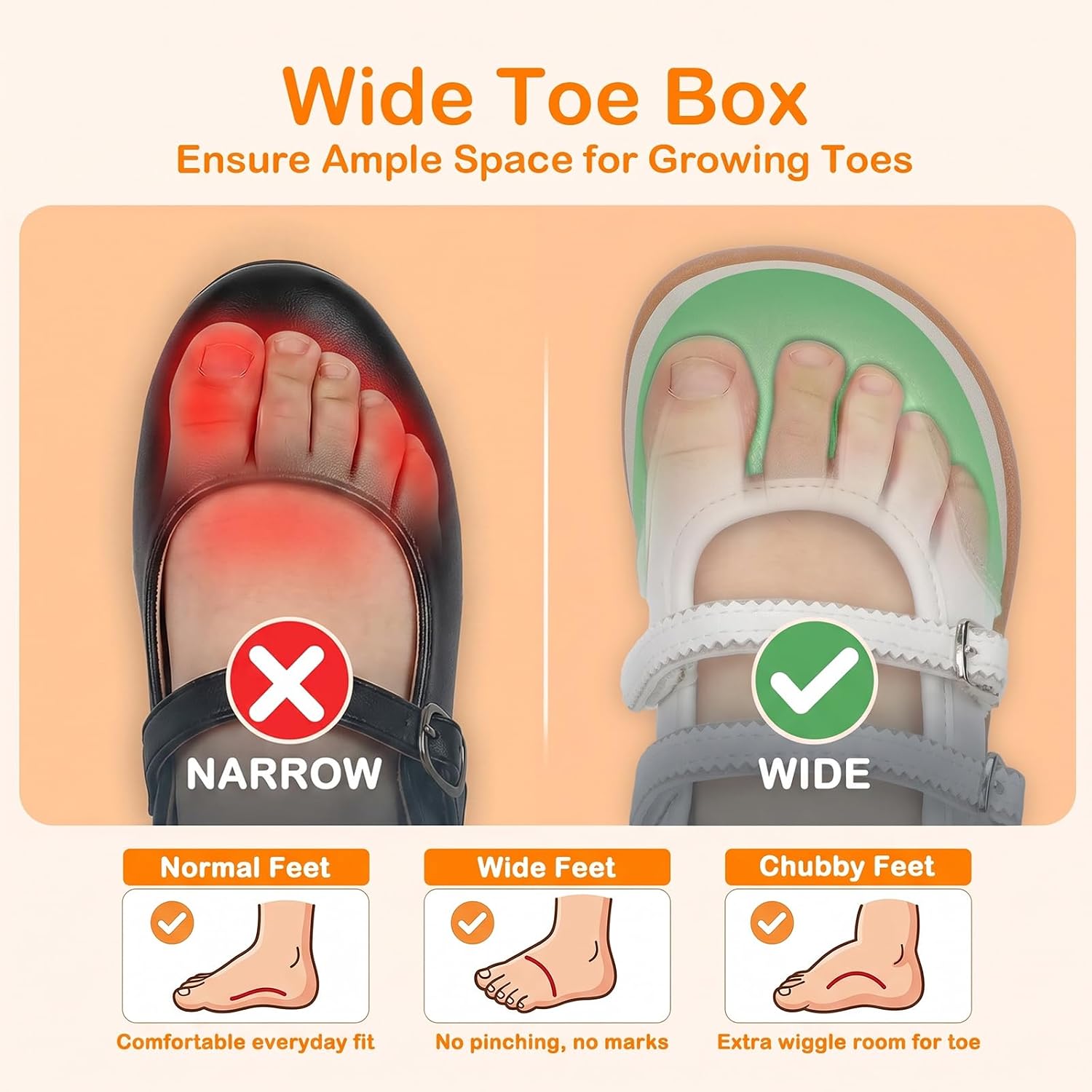 Toddler Girl Mary Jane Sneakers Barefoot