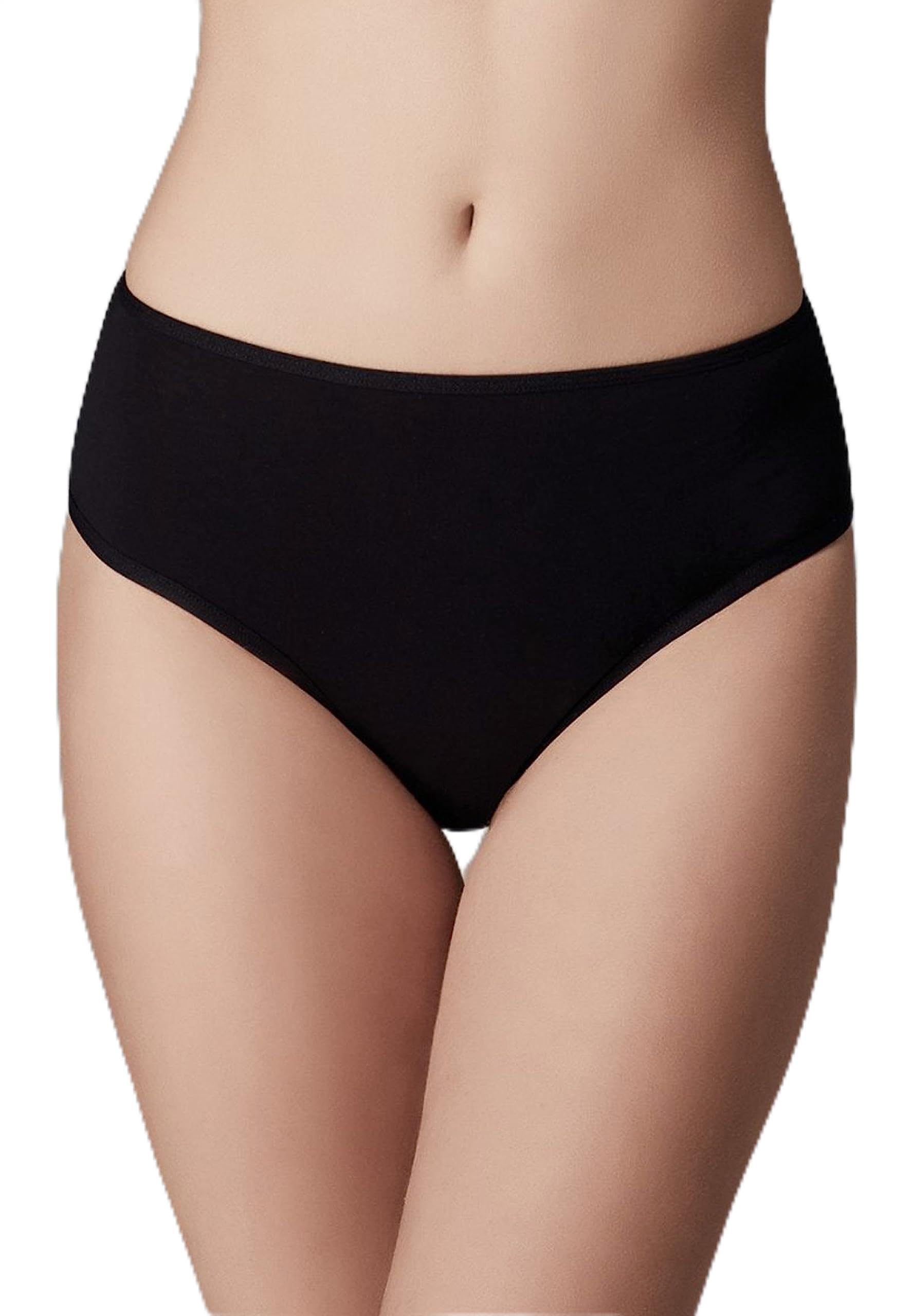 Dagi Kadın 5104Kc Yüksek Bel Slip 3'lü, Pamuk, Siyah, 42