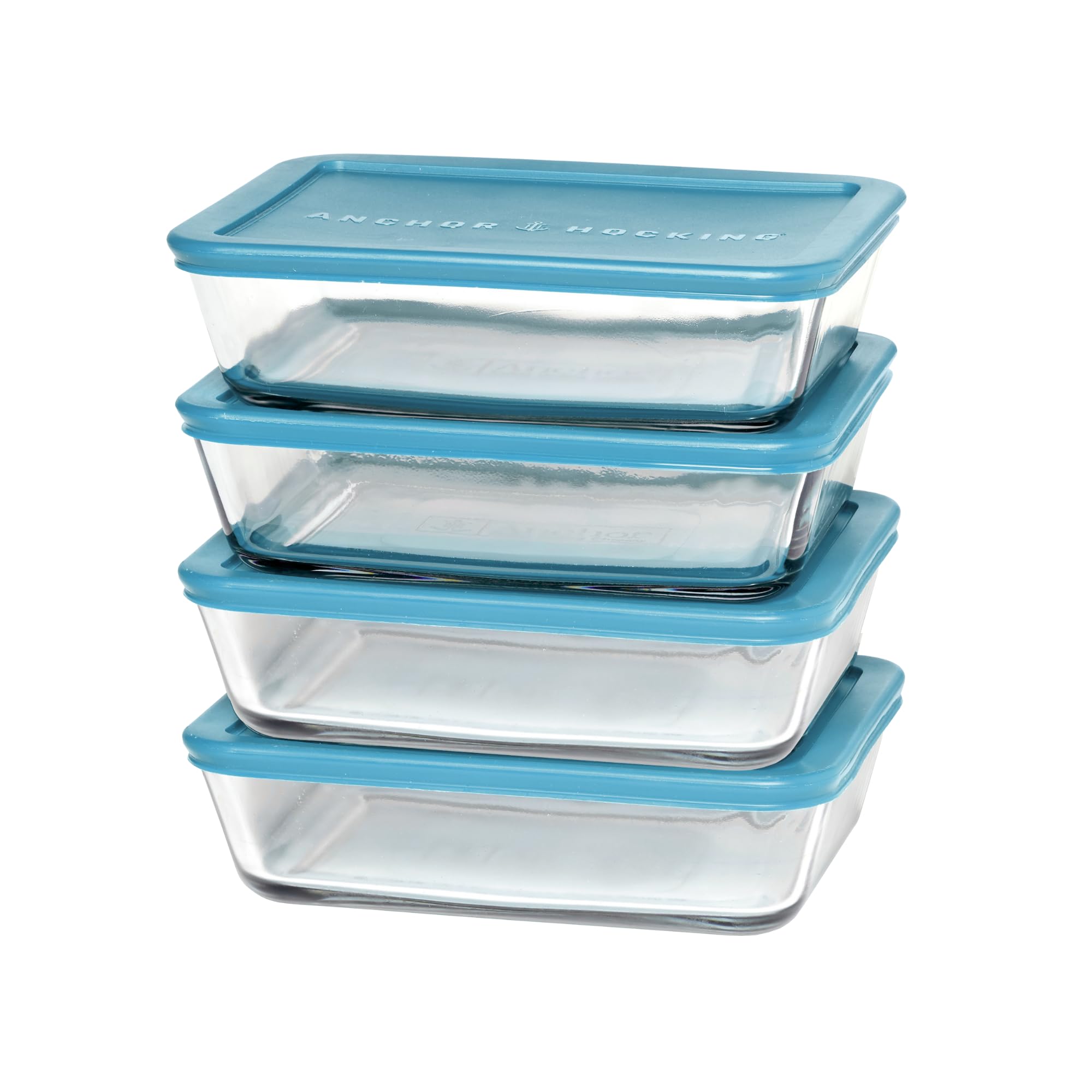 Amazon.co.jp: Anchor Hocking SnugFitTM 長方形食品保存容器 蓋付き