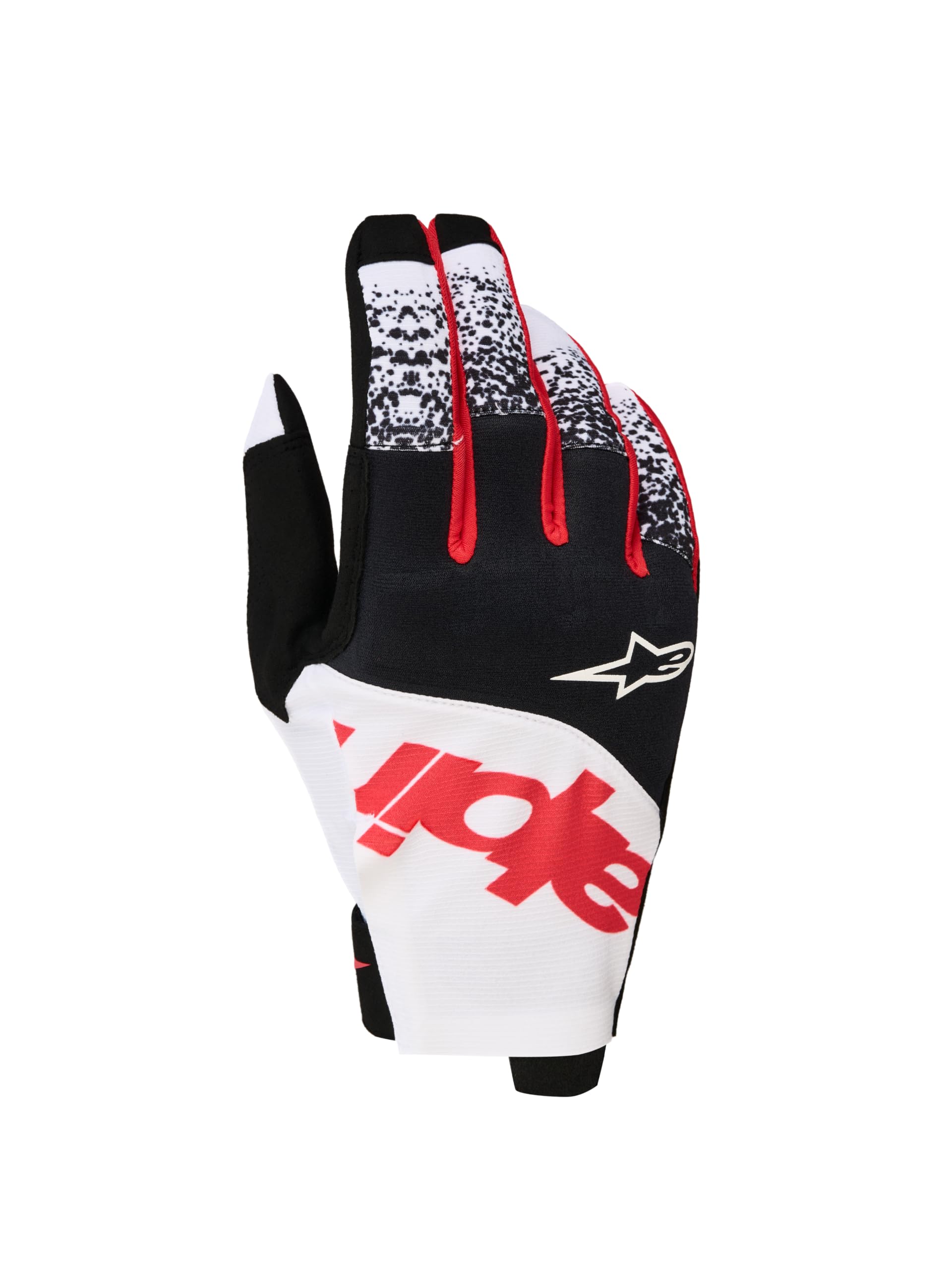 Alpinestars Techstar Rękawice motocrossowe, czarny/biały/czerwony, L