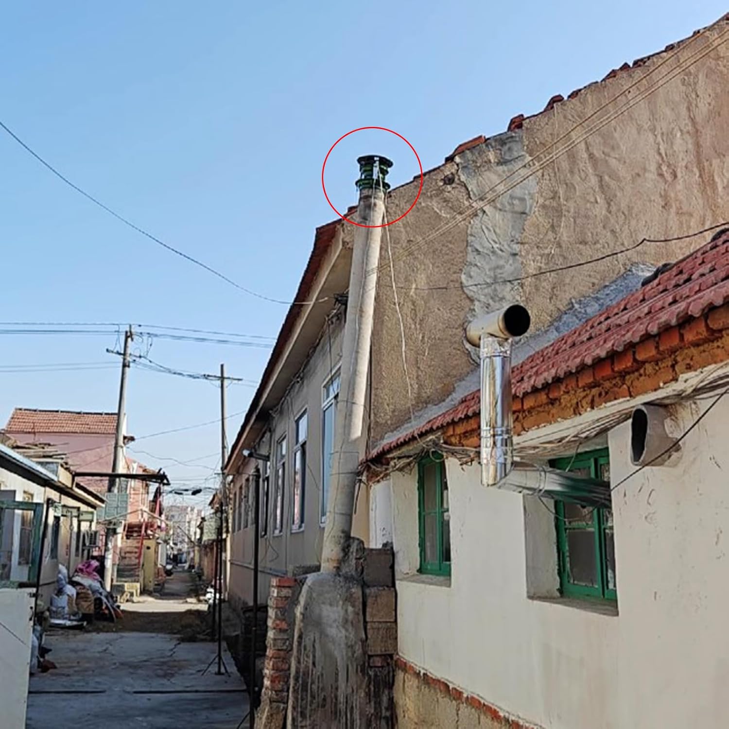 Induced Draft Fan Exhaust Fan Household Exhaust Machine Chimney Induced Draft Home Cottage Stove Strong Iron