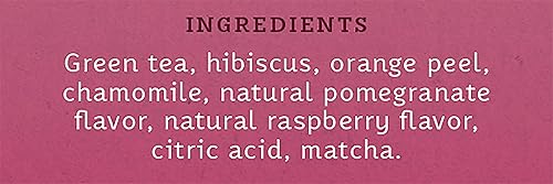 Miniatura 9 de Stash Té verde granada, frambuesa y matcha, té verde con cafeína, sin OMG, verificado por proyectos, sin ingredientes artificiales, 18 unidades