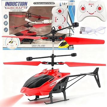 Remote Control Helicopter, RC Helicopters Aircraft Model Radio Controlled Aircraft Indoor RC Flying Gift for Birthday, Christmas