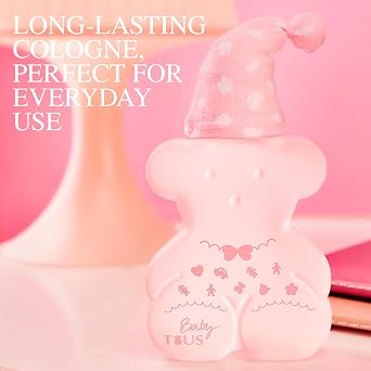 TOUS Baby Cologne for Boys and Girls. Fresh, Powdery Perfume, Gentle Scent for Babies & Toddlers. Ideal Baby Gift, 3.4 Fl Oz
