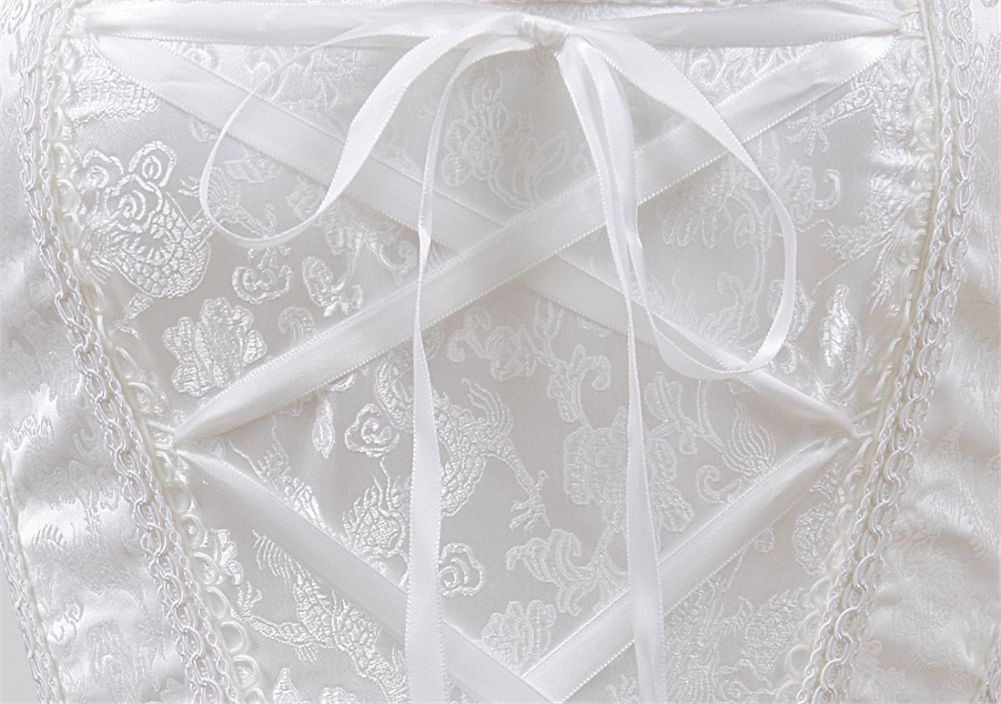 Women's Princess Renaissance Corset Lace Ruched Sleeves Elegant Overbust Top