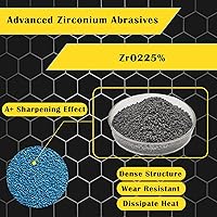 Vista 4 de Juego de 75 discos de cambio rápido de 3 pulgadas, disco de lijado con bloqueo de rollo de circonia con soporte de 1/4", compatible con amoladora
