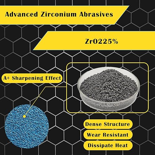 Miniatura 4 de Juego de 75 discos de cambio rápido de 3 pulgadas, disco de lijado con bloqueo de rollo de circonia con soporte de 14", compatible con amoladora