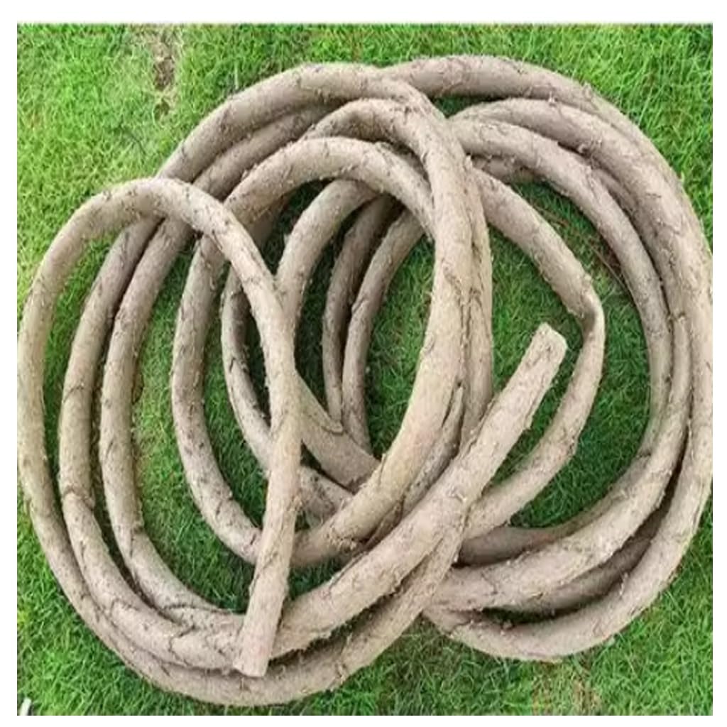 Tubo Flessibile in Rattan - 10 Metri di Protezione per Cavi in Resina Resistente agli Agenti atmosferici, Design Cavo, Adatto per Avvolgere Alberi, Ideale per progetti Idraulici Esterni.