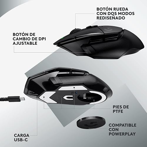 Logitech G G502 X LIGHTSPEED Souris Gaming Sans Fil - 5