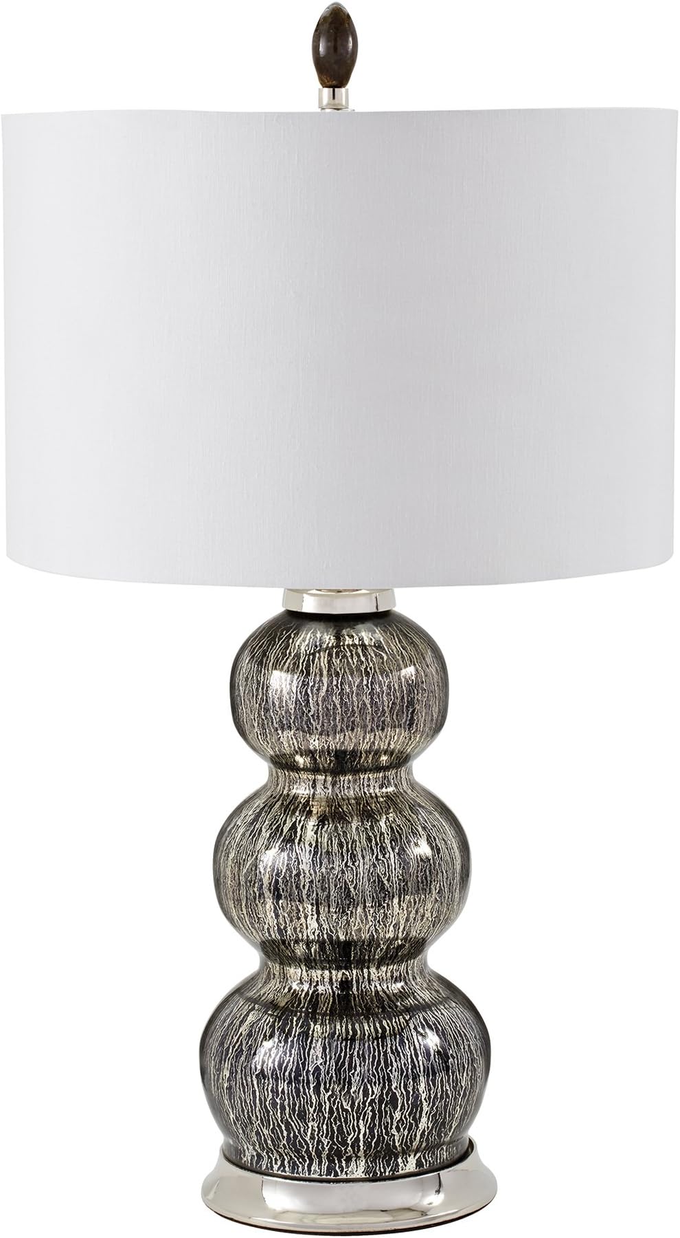 Dimond Lighting Stacked Bulb Table Lamp, Black Mercury Drip
