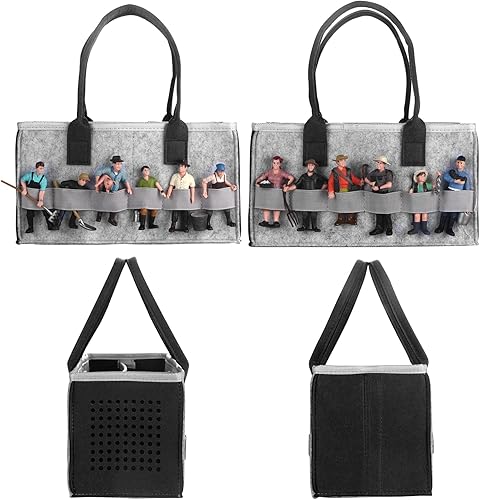Miniatura 3 de Toniebox - Organizador de funda protectora para bolsa con almacenamiento de figuras, mucho espacio para Toniebox Starter Set (negro)