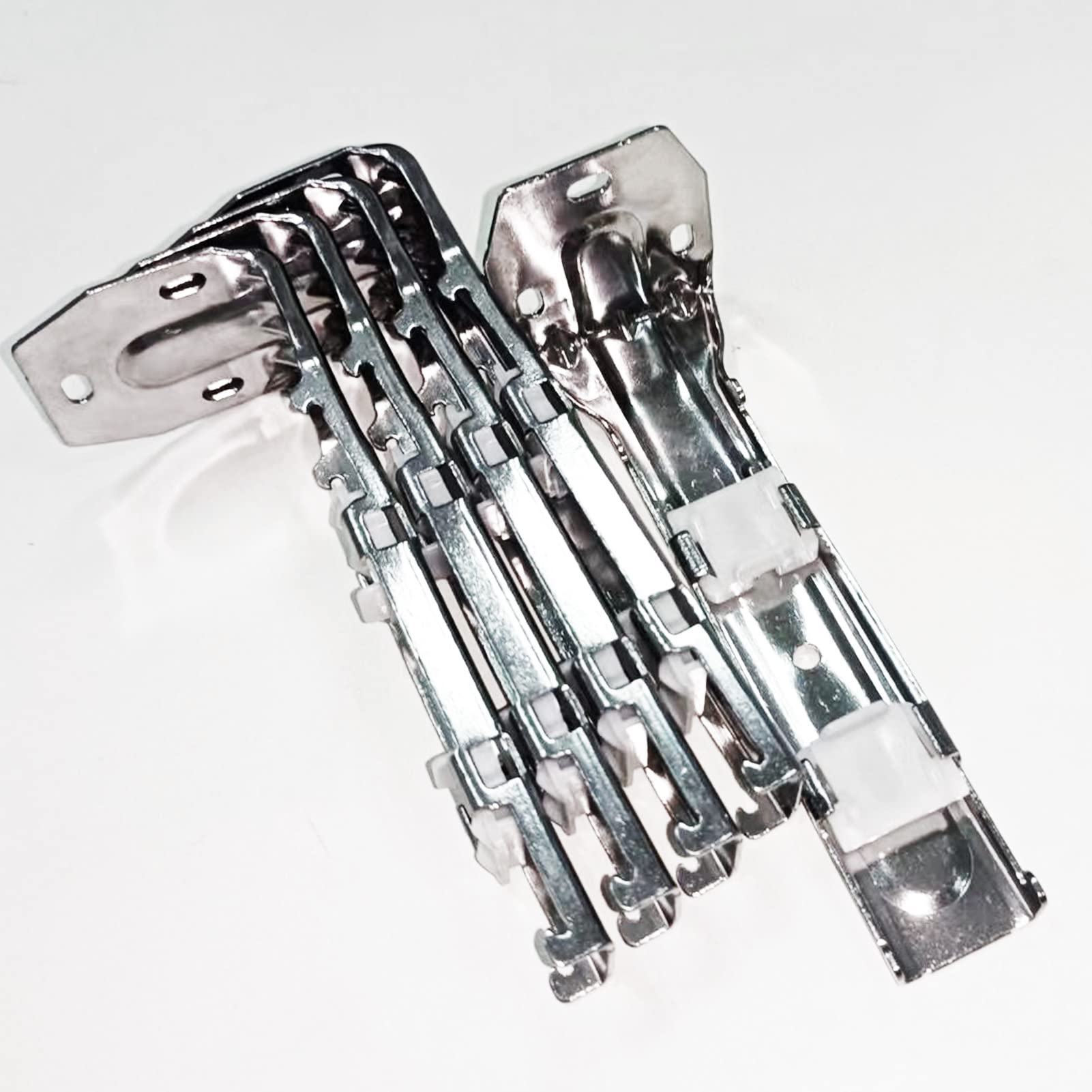 TOM TOOLLarge Track Wall Mount Brackets （5 pcs）， New Upgraded Aluminum Curtain Track Special Accessories