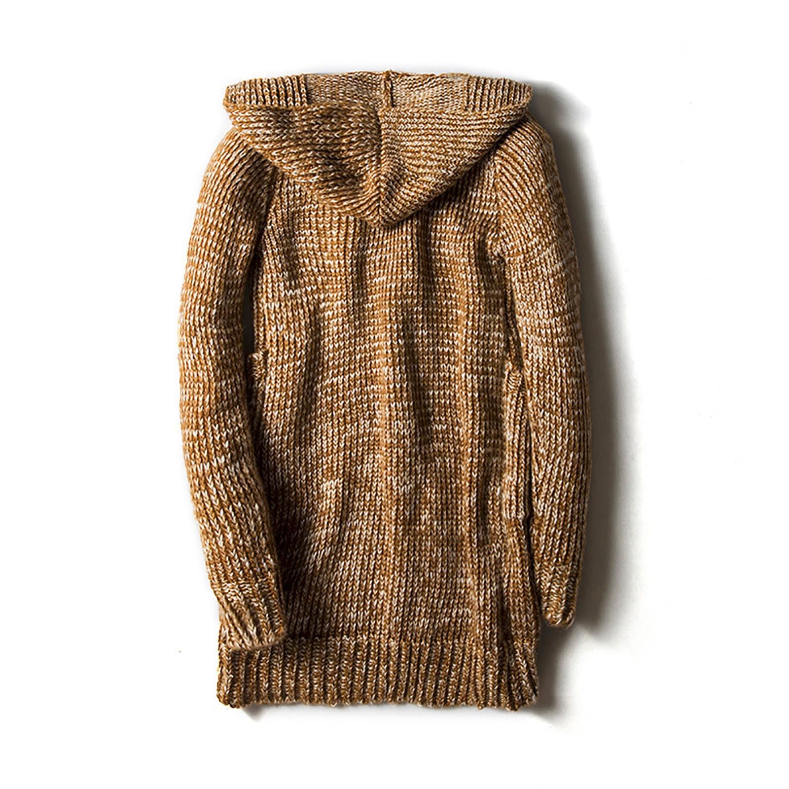 Genérico Jersey Hombre Cardigan, Chaqueta Punto Hombre con Botones Corte Regular Cárdigan De Punto Color Liso Holgado Casual Punto Grueso Suéter Otoño Invierno