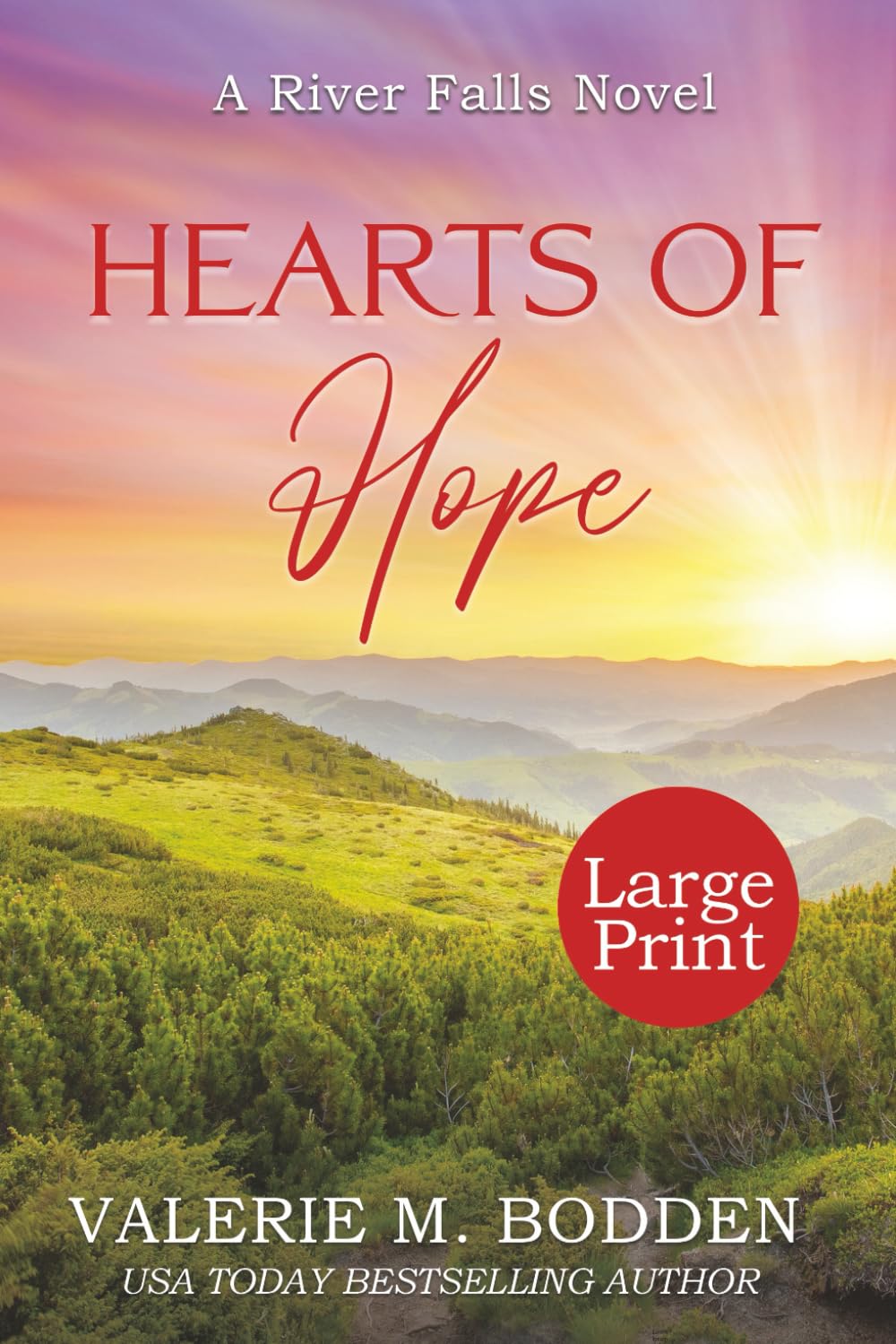 Hearts of Hope: Large Print Edition (River Falls Christian Romance Series - Large Print Editions)      Paperback – Large Print, November 13, 2025