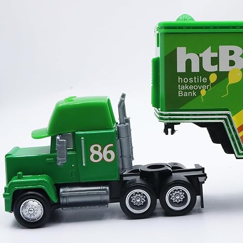 Miniatura 10 de Coches de película NO.24 Racer Speed & Unlce Mack Hauler Truck 155 Coche de metal Juguetes McQueen Diecast Car Regalo de cumpleaños