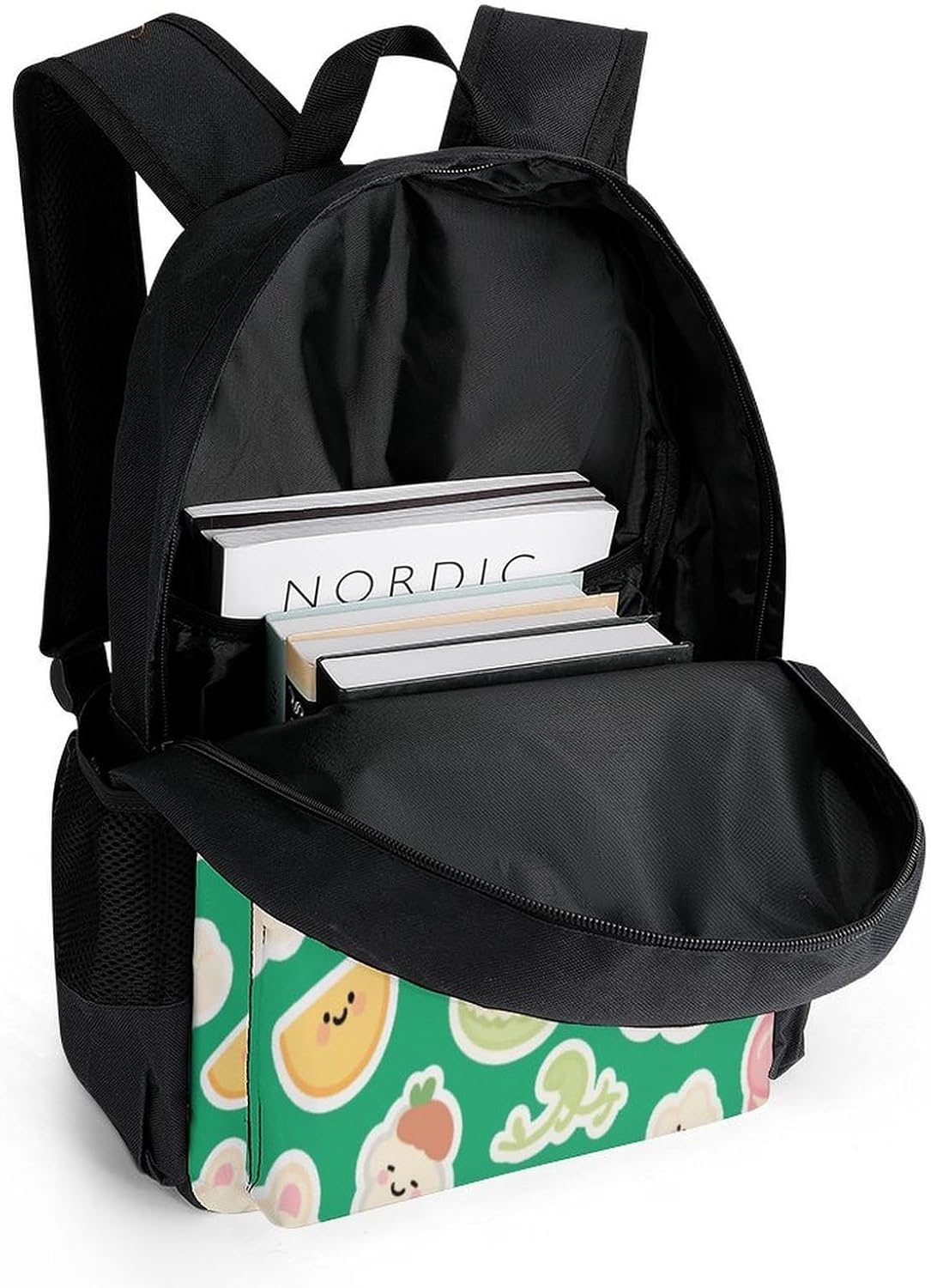 Green Hamster Fruit Backpack Daypack Travel Backpack | Lightweight Casual Laptop Backpack for Women Men Aesthetic Travel Bag for Weekender Business Hiking Outdoor