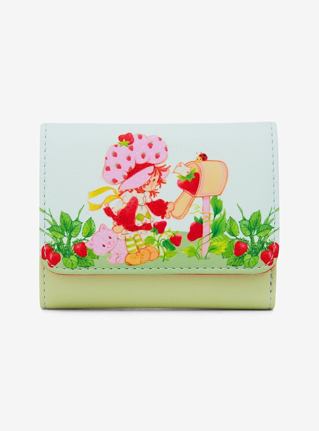 Loungefly Strawberry Shortcake Mailbox Mini Flap Wallet MULTI NONE
