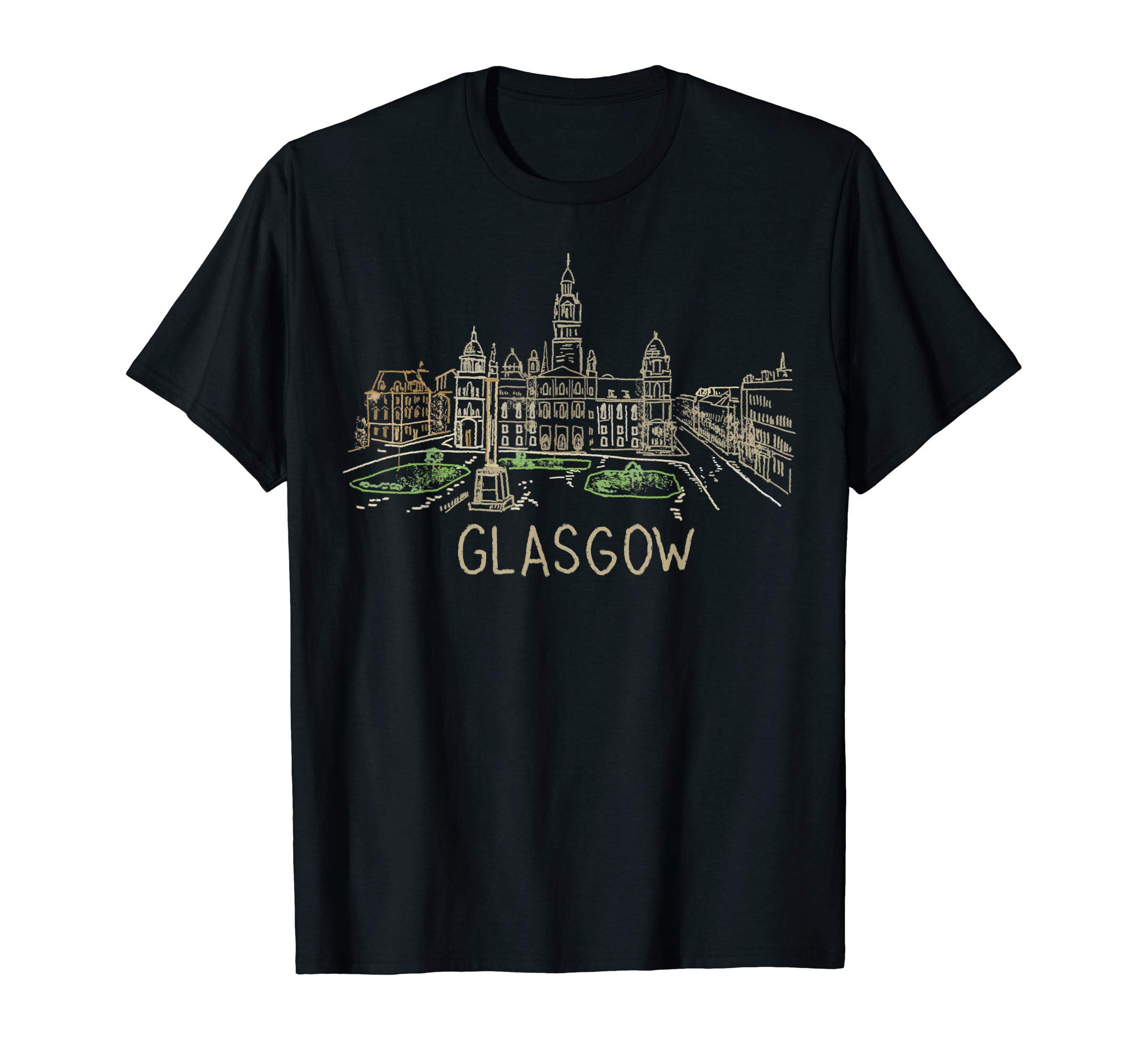 DDD CityGlasgow city T-shirt Tee Shirt Tshirt T Shirt T-ShirtOEKO-TEX STANDARD 100