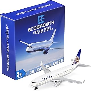 EcoGrowth Model Plane American United Plane Model Airplane Plane for Collection & Gifts