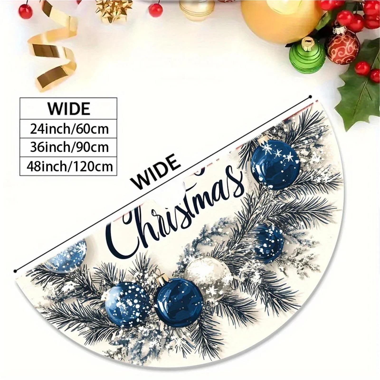 Copri Albero Gonna blu for albero di Natale