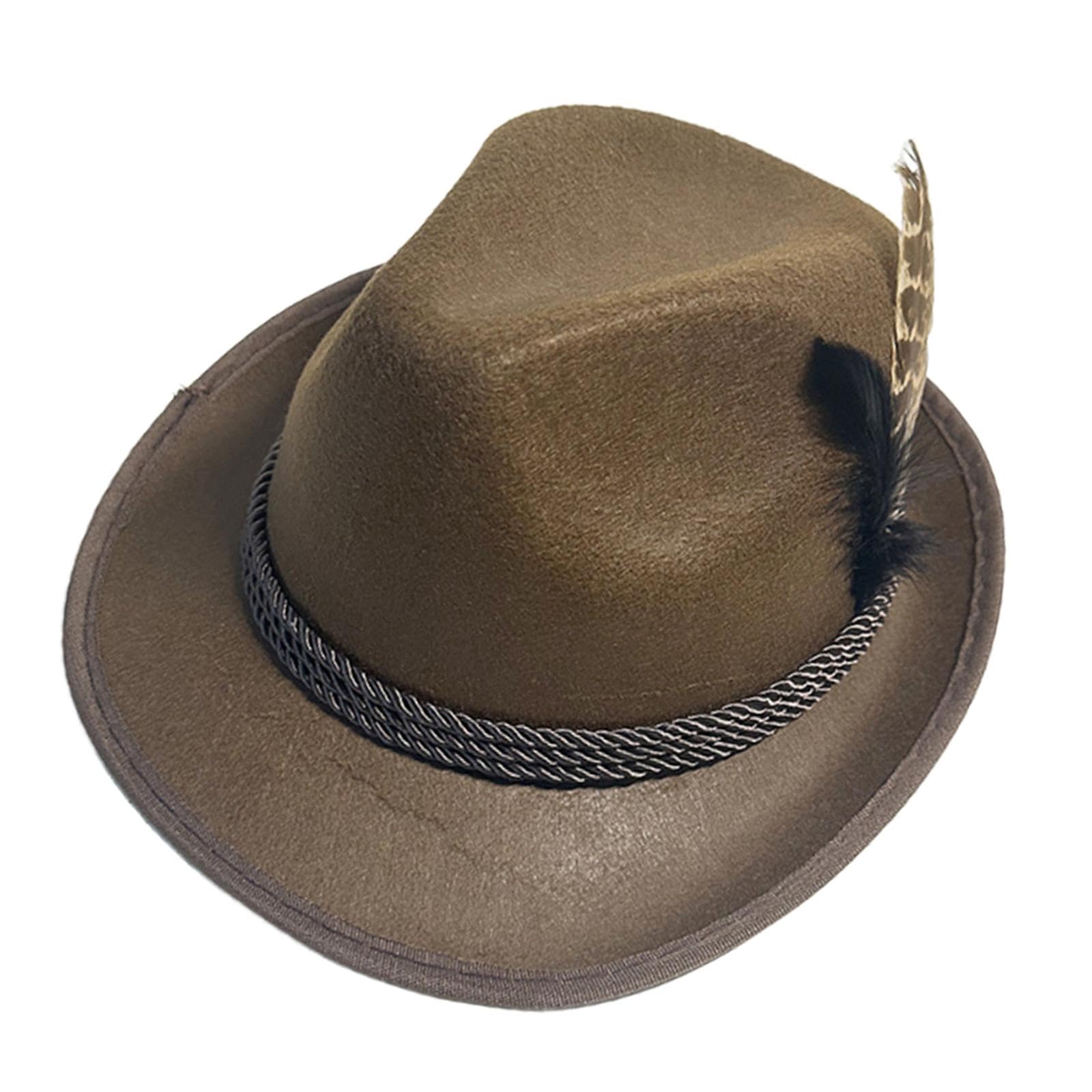 Meadawgs®Cowboy Hat for Women Men Fashion Classic Jazz Hat for Street Travel Shopping Brown|Clothing, Shoes & Accessories|Mens Accessories|Hats-image-47