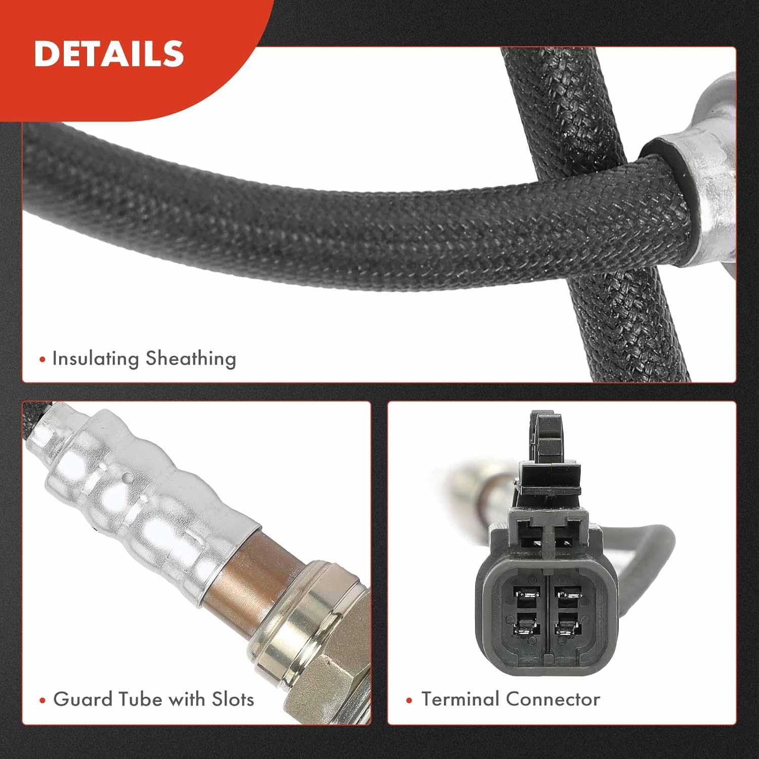 A-Premium O2 Oxygen Sensor Compatible with Infiniti Q45 1997 1999 2000 2001 V8 4.1L VH41DE, Downstream Left and Right, 2-PC Set, Replace# 226A05E413