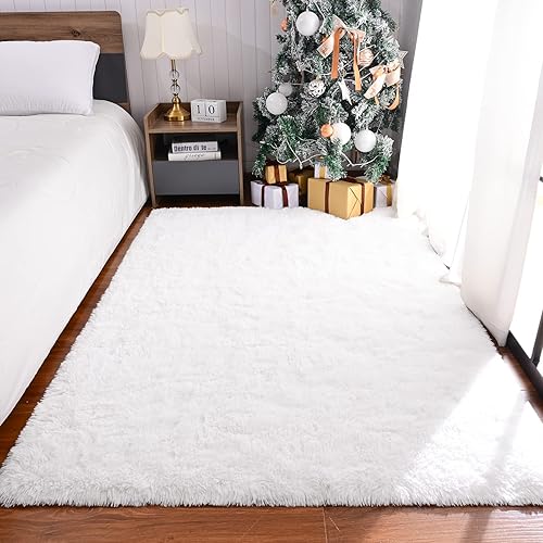 Maxsoft Fuzzy alfombras para sala de estar, alfombra de pelo verde azulado para dormitorio, alfombra de habitación mullida para niñas, niños, Maxsoft Fuzzy alfombras para sala de estar, alfombra de pelo verde azulado para dormitorio, alfombra de habitación mullida para niñas, niños,