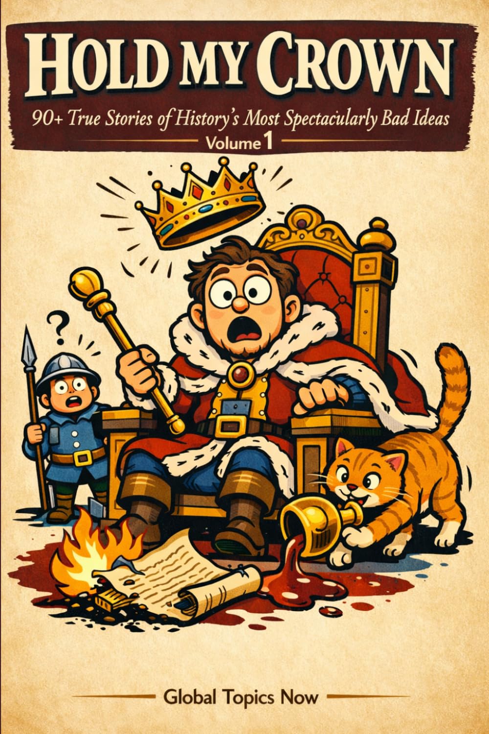 Hold My Crown: 90+ True Stories of History's Most Spectacularly Bad Ideas (Increíble Pero Real)