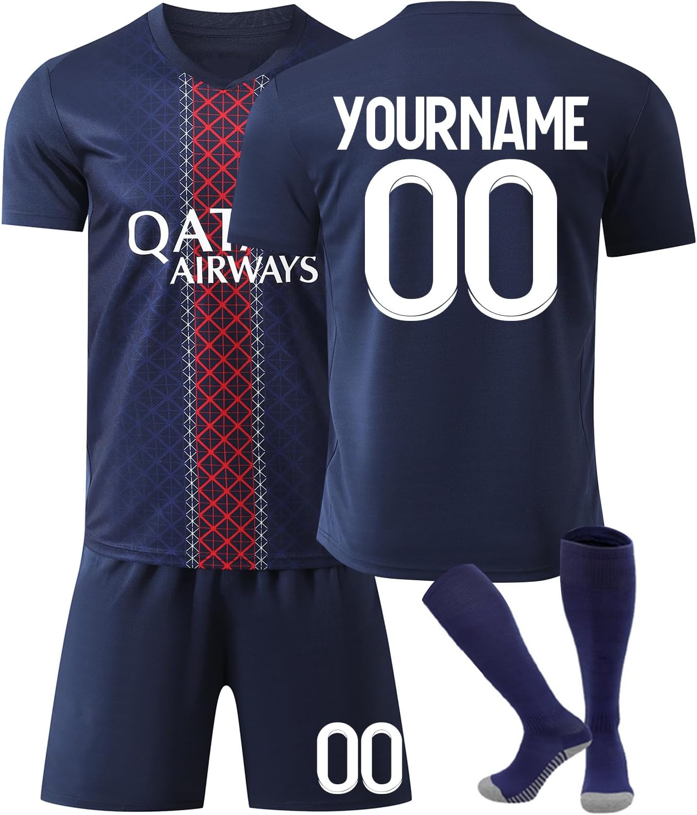 24/25/26 Home & Away Shirts Personalised Football Kits Kids Shorts+Shirts+Socks 3 Sets Adult Football Kits